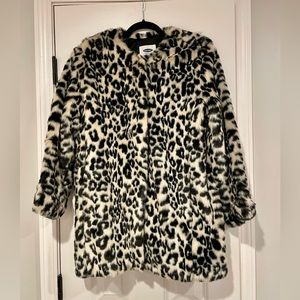 Cheetah Faux Fur Coat
